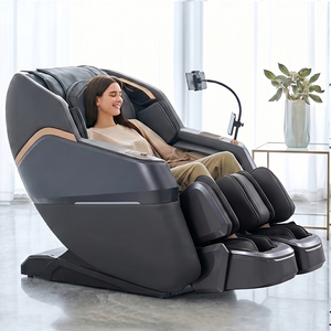 Silla de Masaje Shiatsu 4D de Lujo, de Cuello a Muslos, Gravedad Cero, 4 Rodillos, para Uso Doméstico, S002, Tailandés, 4D, Totalmente Automática - Product Image 1
