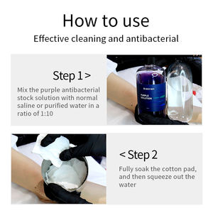 פתרון ניקוי אנטיביוזה לעור מפוכח לאיפור קבוע לעור מפוכח - Product Image 5