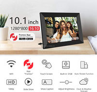 7 pouces meilleur prix WiFi cadre Photo numérique écran tactile affichage intelligent synchronisation en nuage MP3 MP4 lecteur acrylique AVI pour mur de bureau à domicile