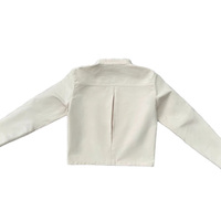 Veste de lutte réversible pour homme, classique et personnalisée, 100 % coton sergé, style streetwear, hiver, écologique, avec boutons et design court