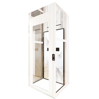 Ascenseur pour personnes âgées, 220V, traction, 4 personnes, ascenseur domestique sans engrenages, pour la maison