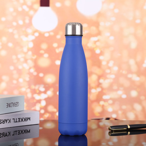 500ml Rubber Printing <b>Bottle</b> Stainless Steel Vacuum Insulate Rubber Black Gym Water <b>Bottle</b> - Product Image 4