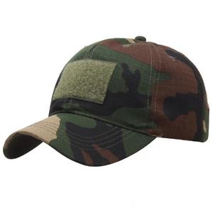 2024031121 Cappellino da Baseball Mimetico con Adesivo Frontale (Patch Non Inclusa) in Cotone (Personalizzazione Ricamo MOQ 10pz) - Product Image 4