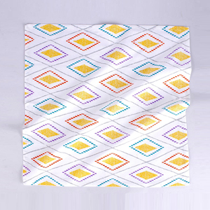 Serviettes en lin brodées pêche faites à la main chic de luxe serviettes jetables durables et moelleuses pour les mariages et les avions - Product Image 5