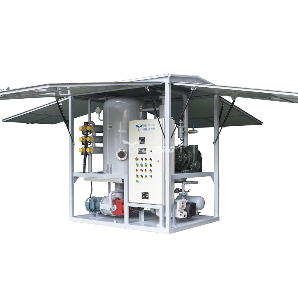 Mobile sistem filtrasi minyak transformator/vakum degassing minyak unit/minyak degassifier