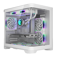Châssis de boîtier PC blanc personnalisé en usine Cabinet de processeur de jeu M-ATX USB3.0 Boîtiers et tours d'ordinateur de jeu