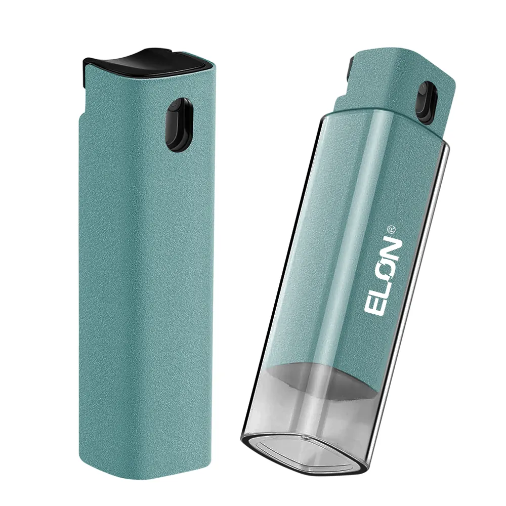 Elon Produit populaire 2 en 1 Nettoyeur d'écran de téléphone portable avec chiffon en microfibre Kit de spray nettoyant d'écran de téléphone portable