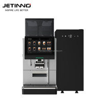 Machine à café commerciale à double chaudière Jetinno JL38B avec système de mousse de lait fraîche chaude et froide pour sirops aromatisés