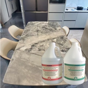 Revêtement de table en résine époxy dure pour revêtement de table en marbre résistant aux rayures et aux aliments pour sol en marbre, <span class=keywords><strong>déco</strong></span> de table - Product Image 3