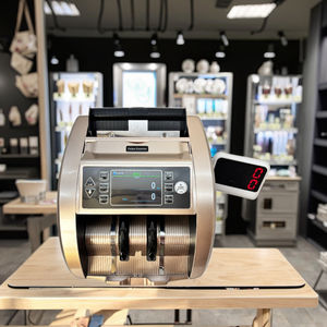 La machine de compteur d'argent de faux billets de couleur or prend en charge la technologie IR pour USD <span class=keywords><strong>EUR</strong></span> GBP LYD EGP - Product Image 3