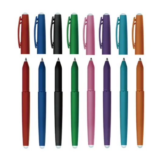 Yeni tasarım 0.5mm sıcak plastik nötr kalem en iyi fiyat promosyon nötr kalem özel Logo