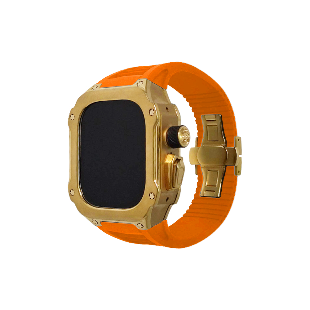 Oro con naranja
