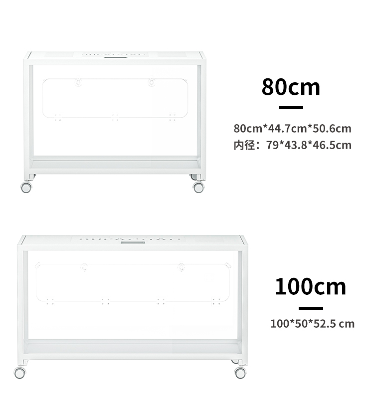 Bucatstate 80cm 組立式 メタル製 透明 大型 ハムスターケージ