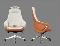 Chaise de bureau moderne et confortable en maille - Chaise pivotante pour la maison/la chambre à coucher - Chaise de patron/manager - Chaise d'ordinateur