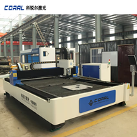 HONGSHENGDA 3015A-BJ400-3000W Machine de découpe laser à fibre CNC de type portique avec plateforme de convoyage pour bobines et tôles métalliques