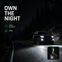 Phares LED de voiture HSSH Auto System D1s D3s Canbus, ampoules LED 100W 6500K 4400 Lumens, nouvelle puce LED à montage universel