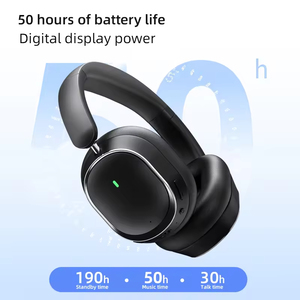 Auriculares Inalámbricos BT6.0 Híbridos con Cancelación de Ruido Activa (ANC), 50H, Audio Espacial 360, Plegables, HiFi Bass, para Juegos, con Micrófono - Product Image 6