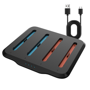 Station de charge 4-en-1 pour <span class=keywords><strong>Switch</strong></span> 2, chargeur magnétique pour manettes Joy-Con, support de charge Type C avec protection contre les surtensions et les surintensités - Product Image 1