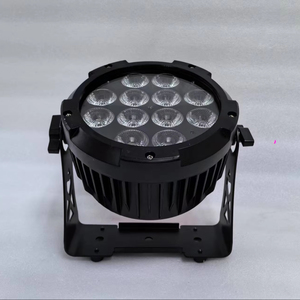 Venta de Fábrica: Foco LED PAR RGBW 6 en 1 de 12*18W con Batería, IP65, Atenuación de 32 bits, CCT 2800K-8000K, Control Remoto DMX Inalámbrico - Product Image 1
