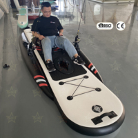 Planche de SUP gonflable de pêche en gros personnalisable avec siège et accessoires de pêche, Kayak gonflable