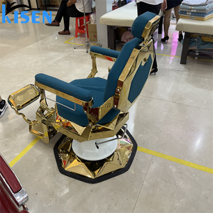Silla de Salón Plegable de Lujo KISEN, Silla de Peluquería Hidráulica Profesional, Equipo Duradero para Barbería, Muebles para Hotel en Venta - Product Image 5