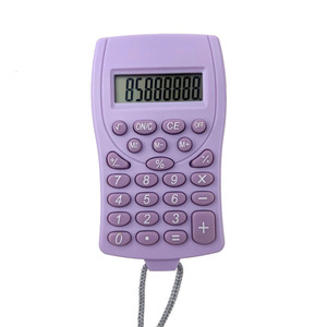 Portable Lanyard Calculator 8 Digit Battery Powered Pocket Size With Logo KK1660 - Product Image 5