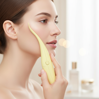 Bâton de massage facial vibrant en ABS certifié CE, 1 pièce, alimenté par piles AA, outil de lifting du visage pour double menton et ligne de la mâchoire