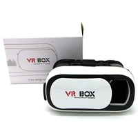 Vente directe : Lunettes de réalité virtuelle VR Box 3D de deuxième génération populaires, pour théâtre 3D, montées sur la tête, pour sports mobiles