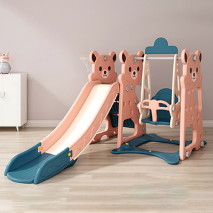 Parco Giochi per Bambini da Interno, Piccoli Scivoli, Giocattoli per Neonati, Scivoli in Plastica, Altalena e <span class=keywords><strong>Scivolo</strong></span> per Casa dei Giochi dei Bambini - Product Image 6