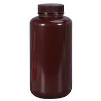 Flacon de réactif en plastique PP transparent scellé pour l'emballage de poudres, à large ouverture, avec graduation, résistant aux hautes températures, 5 ml