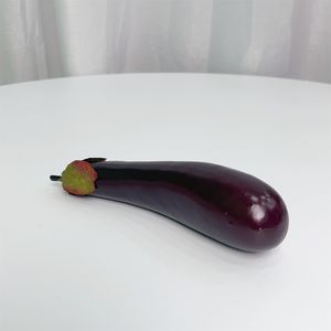 Decoración de Berenjenas Artificiales Realistas para el Hogar, Modelo de Vegetal Falso con Apariencia Real, Adorno para Fiestas y Festivales - Product Image 4