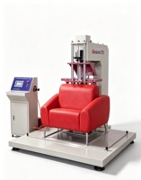Équipement de test d'abrasion pour la durabilité des canapés, protection IP65 automatique, garantie 1 an