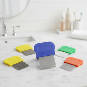 Mejor Peine para Pulgas para Adultos y Niños con Dientes de Acero Inoxidable y Mango de Plástico para Uso Doméstico, Elimina Liendres y Residuos, Peine para Piojos - Product Image 3