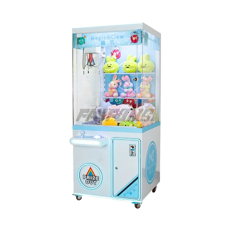 Gift Game Machine CE Certificate Arcade Coin Operated Commercial Claw Catcher Machine Cheap Toy Crane Claw Machine For Sale