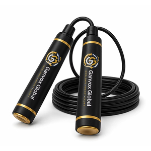 Corde à sauter à vitesse réglable, légère, avec poignée ergonomique, corde à sauter en fil d'acier pour la boxe, la remise en forme, l'entraînement cardio - Product Image 4