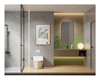 Fournisseur de meubles de maison vasque murale de 95 pouces de large vasque de salle de bain avec évier 36inc