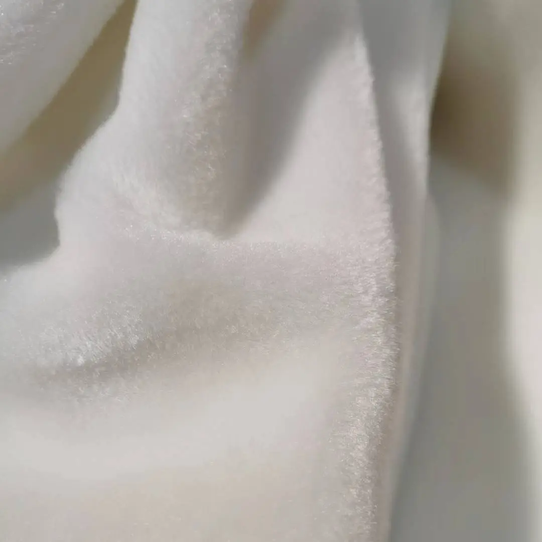 Fausse fourrure artificielle hur tissu chaussures matériaux vêtement tissu
