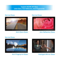 Función personalizada Panel táctil LCD de 8 pulgadas Panel de pantalla táctil capacitiva multitáctil Pantalla táctil PCAP con interfaz en serie