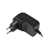 Adaptateur secteur AC/DC interchangeable 6V 12V 24V 12W Prise US EU UK AU 5.5*2.1mm CE FCC RoHS pour petits appareils électroniques OEM