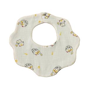 Baberos para Bebé con Estampados, Hechos de Muselina/Algodón Suave, Diseño Adorable, Antibacterianos y Transpirables - Product Image 6