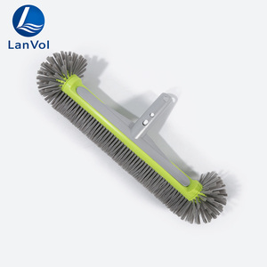 Cepillo para Piscina de Alta Resistencia con Cerdas Fuertes, Ecológico, Portátil, con Cabezal Giratorio de 360 Grados y Respaldo de Aluminio Reforzado - Product Image 2