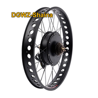 Moteur de moyeu arrière sans balais et sans engrenages pour vélo électrique 48V 1000W 1500W 26 pouces Fat 26x4.0