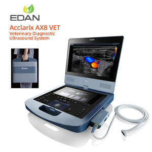 Appareil d'échographie vétérinaire portable EDAN Acclarix AX8 VET, sondes convexes, linéaires et à réseau phasé pour animaux de petite et grande taille - Product Image 2