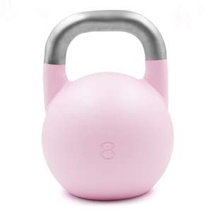रंगीन विफिट स्टेनलेस स्टील केतली बेल फिटनेस प्रशिक्षण और प्रतियोगिता के लिए स्टील हैंडल के साथ 8 किलो-50 किलो - Product Image 4
