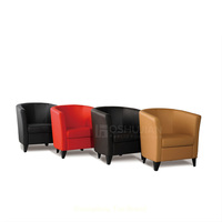 Semplice design moderno home Office soggiorno lounge office reception chat 1 + 1 + 3 set di divani foshan in pelle
