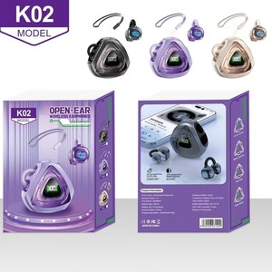 Gaming Open Ear Bone Conduction Headphones K01 K02 K03 TWS Wireless Low Latency <b>LED</b> Digital Display Touch Control Headset - Product Image 6