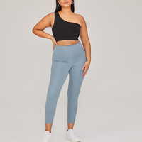 XS-4XL taille haute grande taille Leggings Fitness Yoga Wear ensembles de gymnastique pour les femmes
