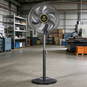 Heavy Duty 12/14 Inch Metal <b>Stand</b> Fan Pure Copper Motor 6 Blades Adjustable Height Oscillating Energy Outdoor Household - Product Image 6