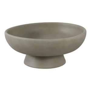 Moderna Ciotola in Terracotta su Piedistallo per Tavolino da Caffè, Centrotavola Decorativo, Elegante Decorazione da Tavolo - Product Image 3