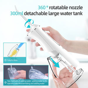 Intelligent Water Folsser pulizia dei denti serbatoio dell'acqua da 300ML ricaricabile IPX7 irrigatore dentale per l'igiene orale idropulsore portatile - Product Image 4
